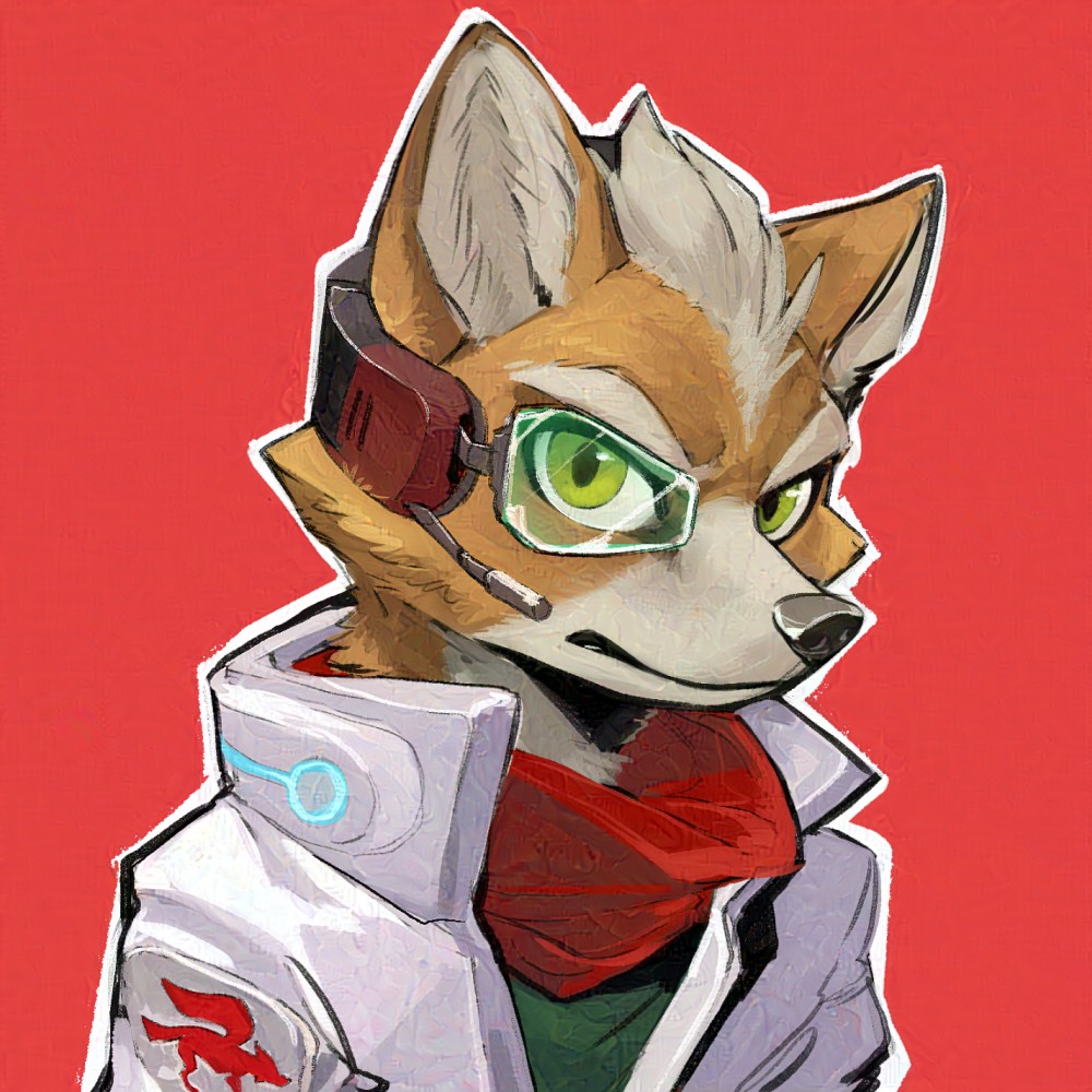 1boy, brown_fur, closed_mouth, commentary, english_commentary, fox_boy, fox_mccloud, furry