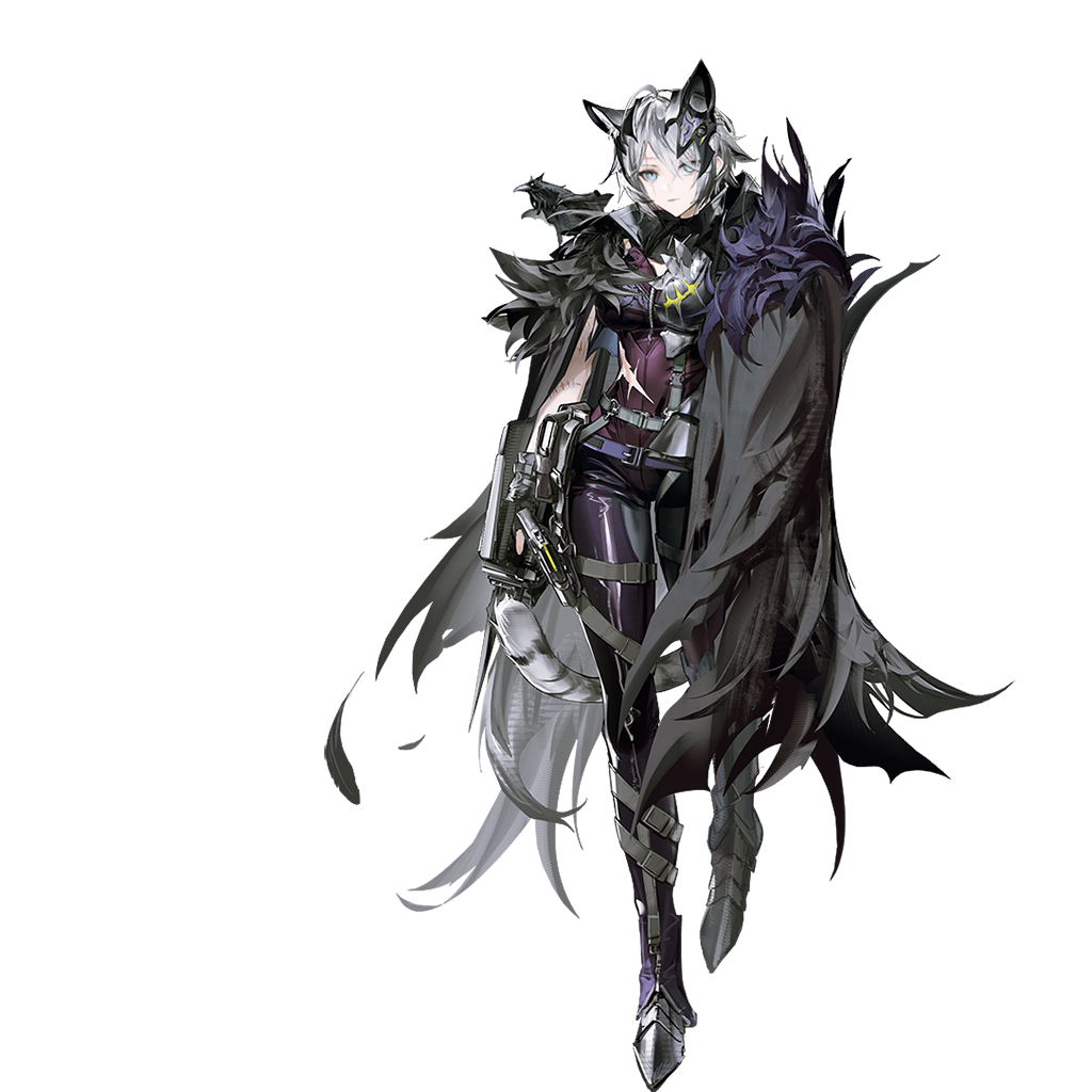 1girl, allerdale_(arknights), aqua_eyes, arknights, armor, belt, black_cape, breastplate, cape, cenm0, full_body, grey_hair, holding, holding_weapon, leather, leather_pants, official_art, pants, scar, scar_on_face, scar_on_stomach, short_hair, tail, tiger_tail, weapon