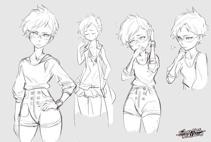 1girl, absurdres, bracelet, brooch, closed_eyes, commentary, cropped_legs, cropped_torso