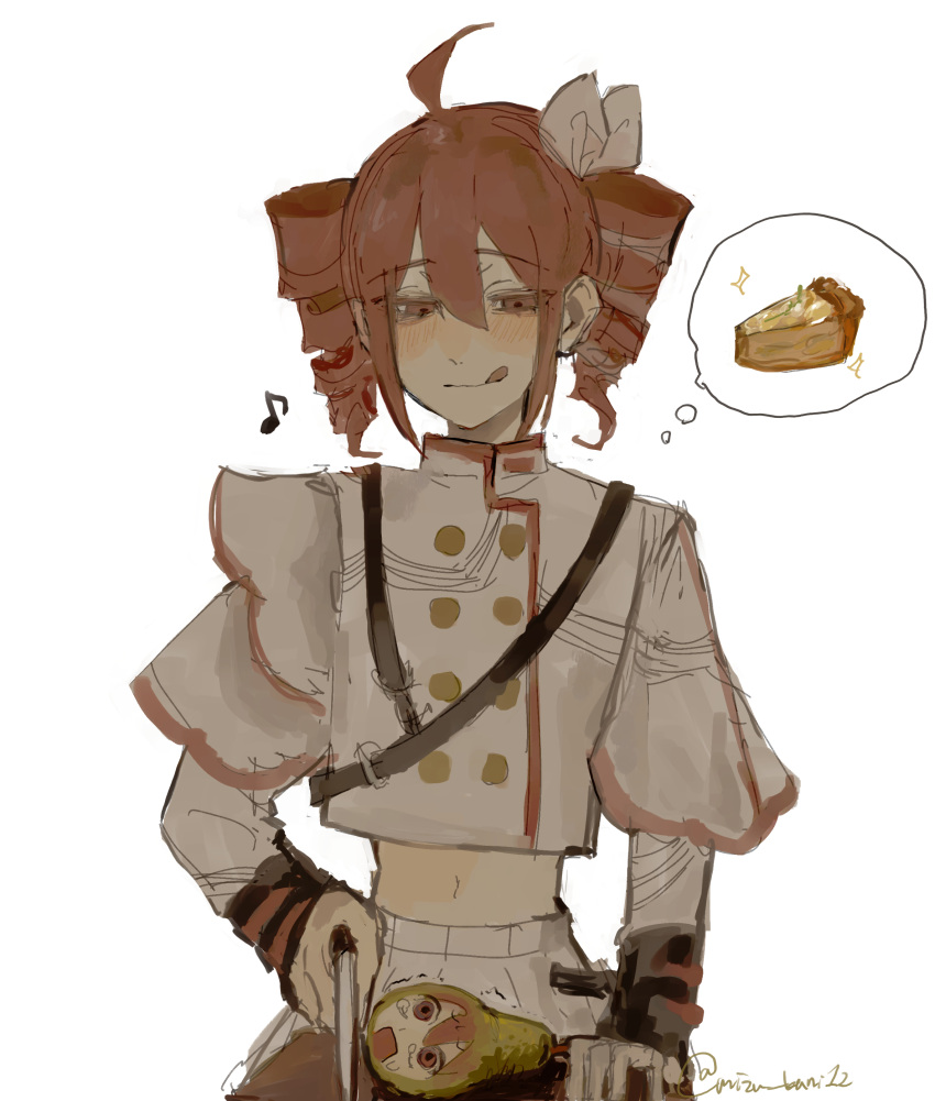 2girls, absurdres, ahoge, buttons, chest_harness, closed_mouth, cropped_shirt, crying