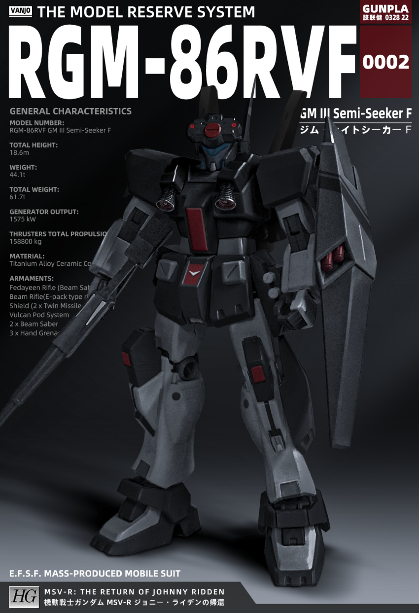 assault_visor, beam_rifle, blue_visor, box_art, character_name, commentary_request, earth_federation_space_forces, energy_gun