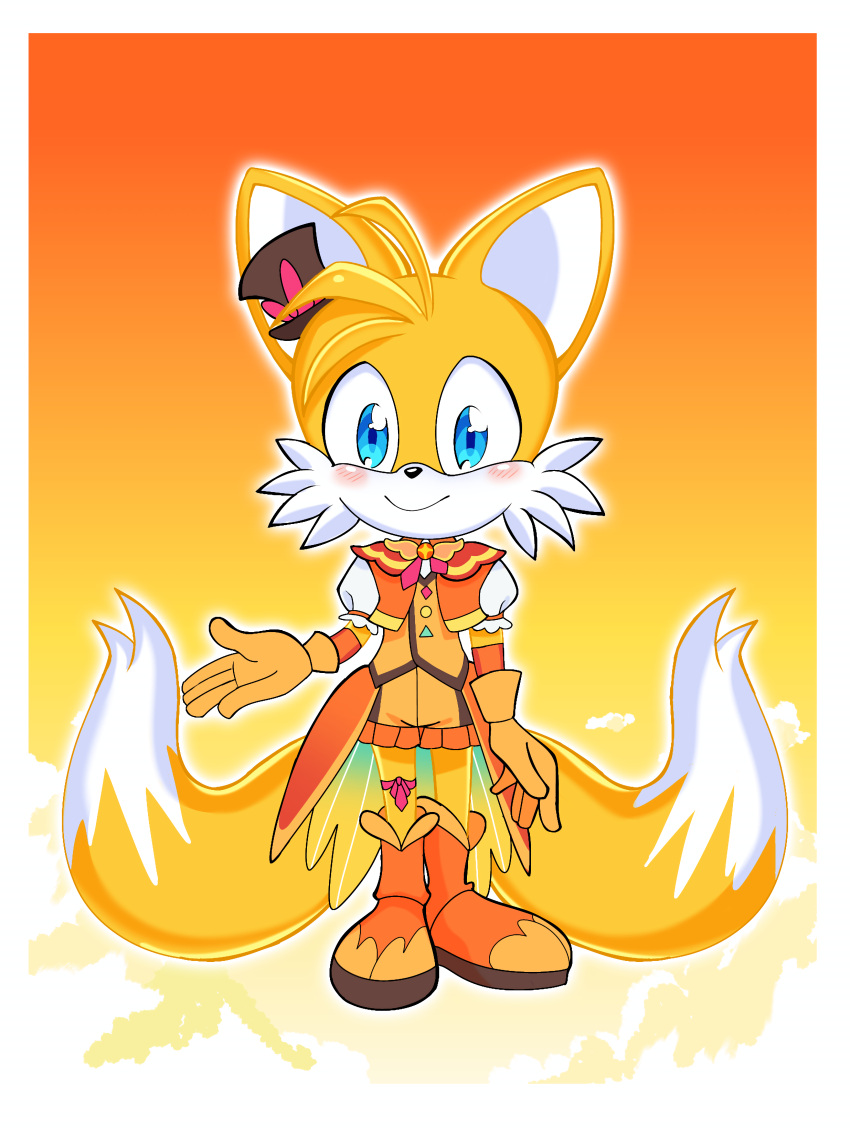 1boy, absurdres, animal_nose, black_hat, blue_eyes, blush, boots, border