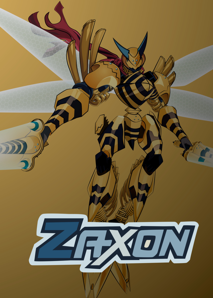 absurdres, armor, bug, digimon, digimon_(creature), digimon_story:_cyber_sleuth, dual_wielding, full_body