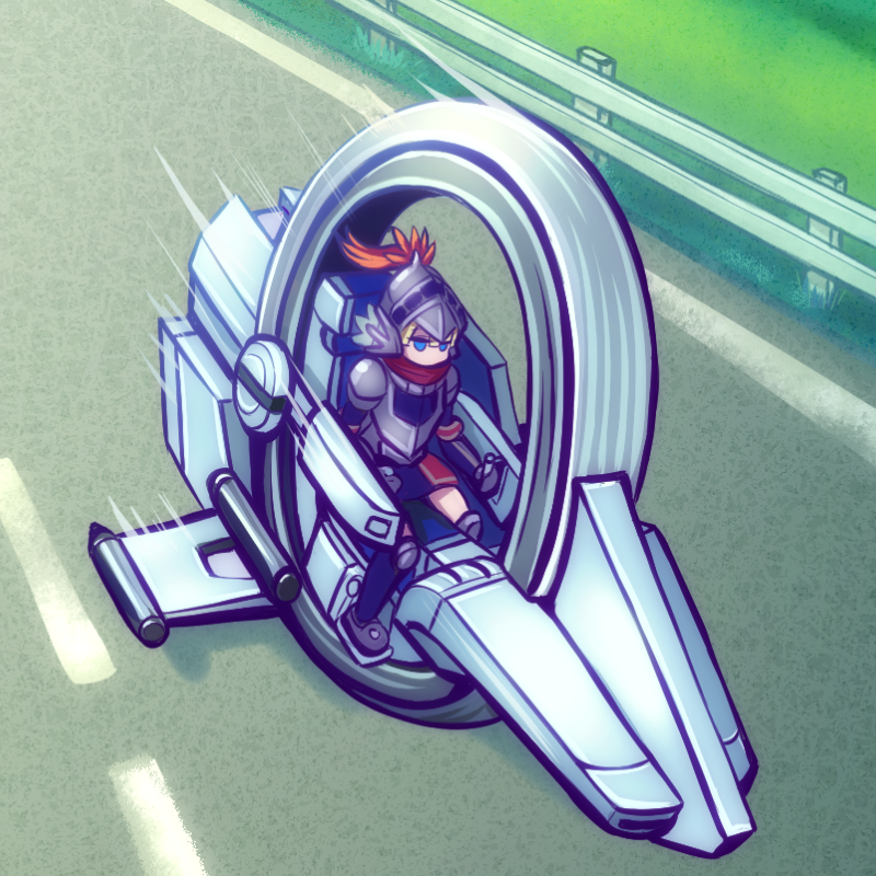 1girl, afterimage, akisame_rizu, armor, blonde_hair, blue_eyes, d-wheel, duel_monster