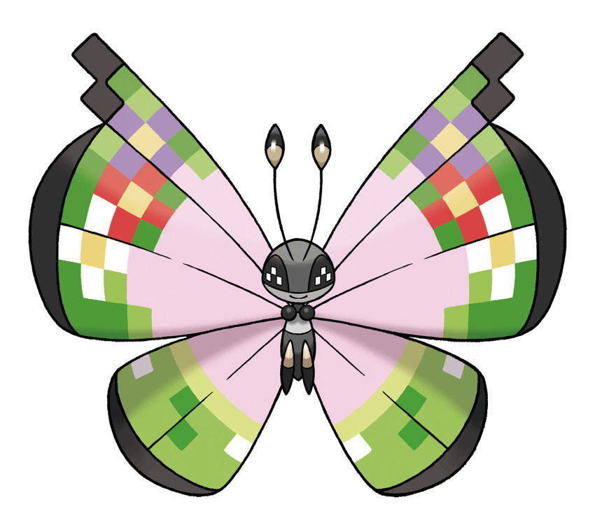 alternate_form, animal_focus, antennae, artist_request, bug, butterfly, butterfly_wings, closed_mouth