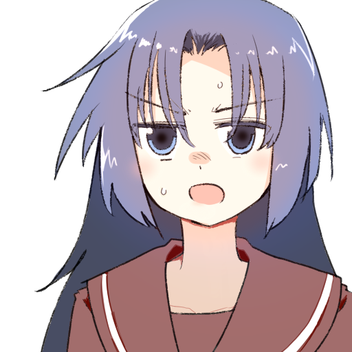 1girl, asako_komaki, blue_eyes, blue_hair, long_hair, looking_at_viewer, mahou_shoujo_madoka_magica, mahou_shoujo_oriko_magica