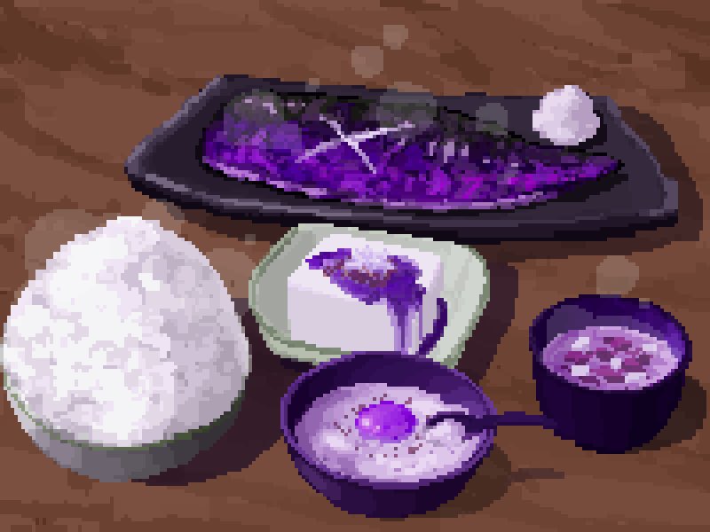 bowl, chili_pepper, fish, food, food_focus, fried_egg, grated_daikon, hisachan55cute