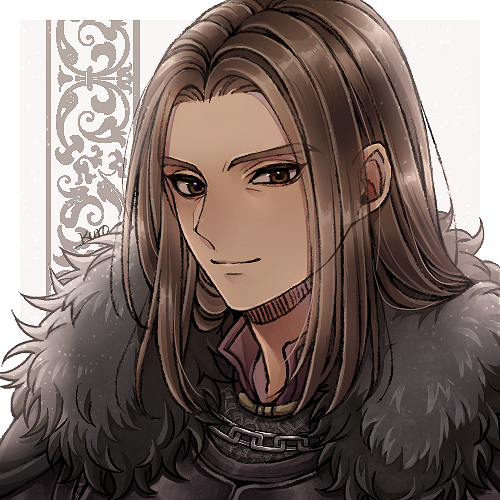 1boy, armor, brown_eyes, brown_hair, chain, commentary_request, dragon_quest, dragon_quest_x