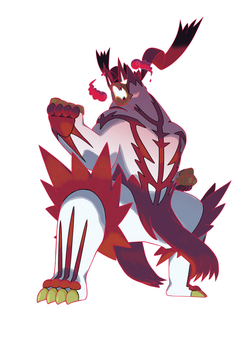 absurdres, artist_request, clenched_hands, dynamax, full_body, gigantamax, gigantamax_urshifu, gigantamax_urshifu_(single)