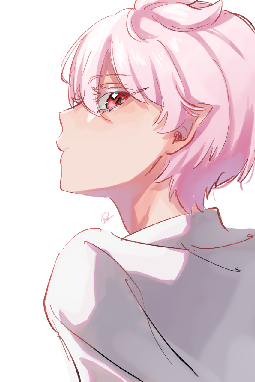 1girl, asmodeus_alice, highres, kr27, mairimashita!_iruma-kun, male_focus, pink_eyes, pink_hair