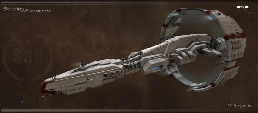 3d, absurdres, brown_background, carrier, combat_ship_(eve_online), commentary, copyright_logo, copyright_name