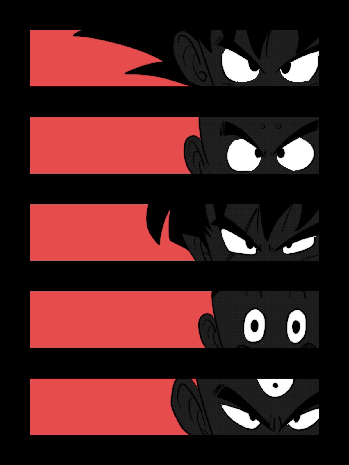 5boys, black_border, black_eyes, border, chankop, chaozu, commentary_request, dragon_ball