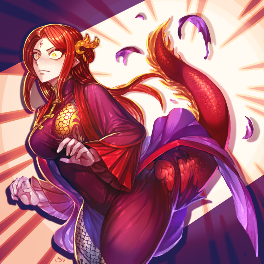 1girl, border, breasts, china_dress, chinese_clothes, coat, commentary_request, covered_navel