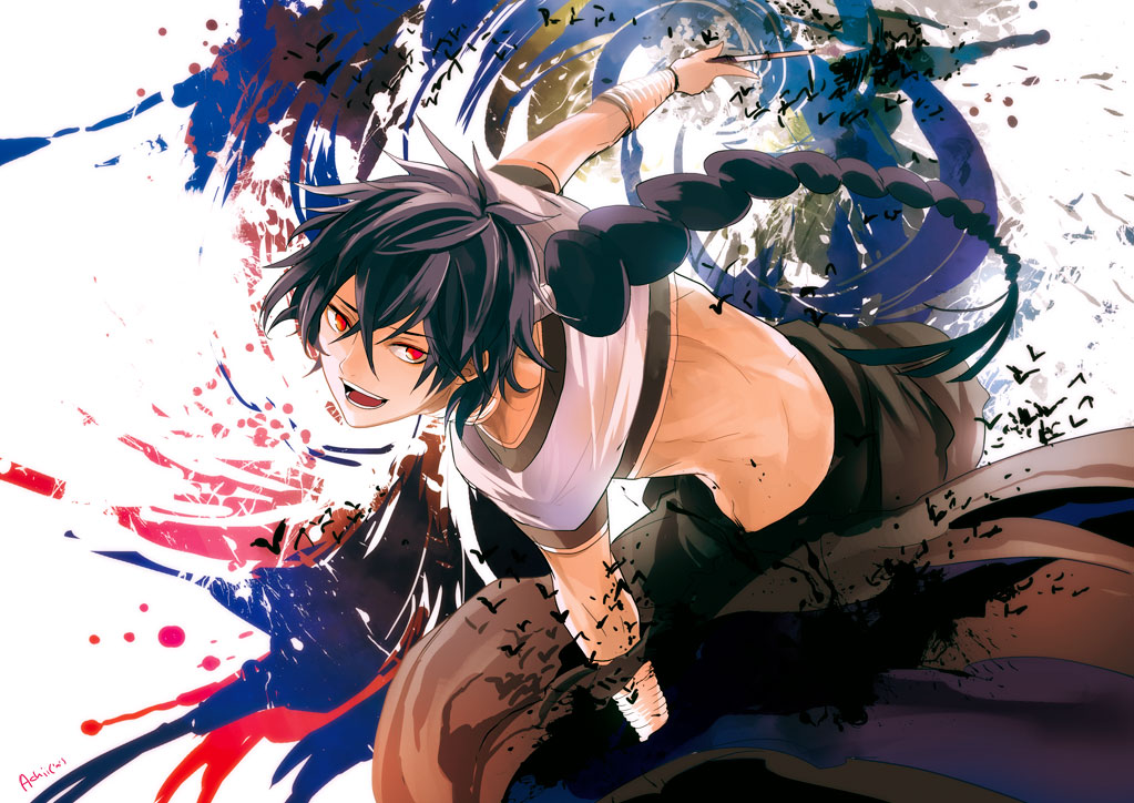 black_hair, jewelry, judal, long_hair, magi_labyrinth_of_magic, magi_the_labyrinth_of_magic, maguchimo, male