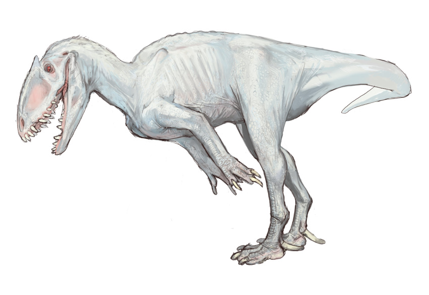 absurdres, albino, animal_focus, claws, dinosaur, highres, indominus_rex, jurassic_world