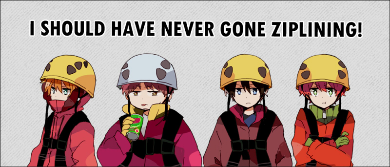 4boys, animification, aoey, black_hair, blonde_hair, blue_eyes, brown_eyes, brown_hair