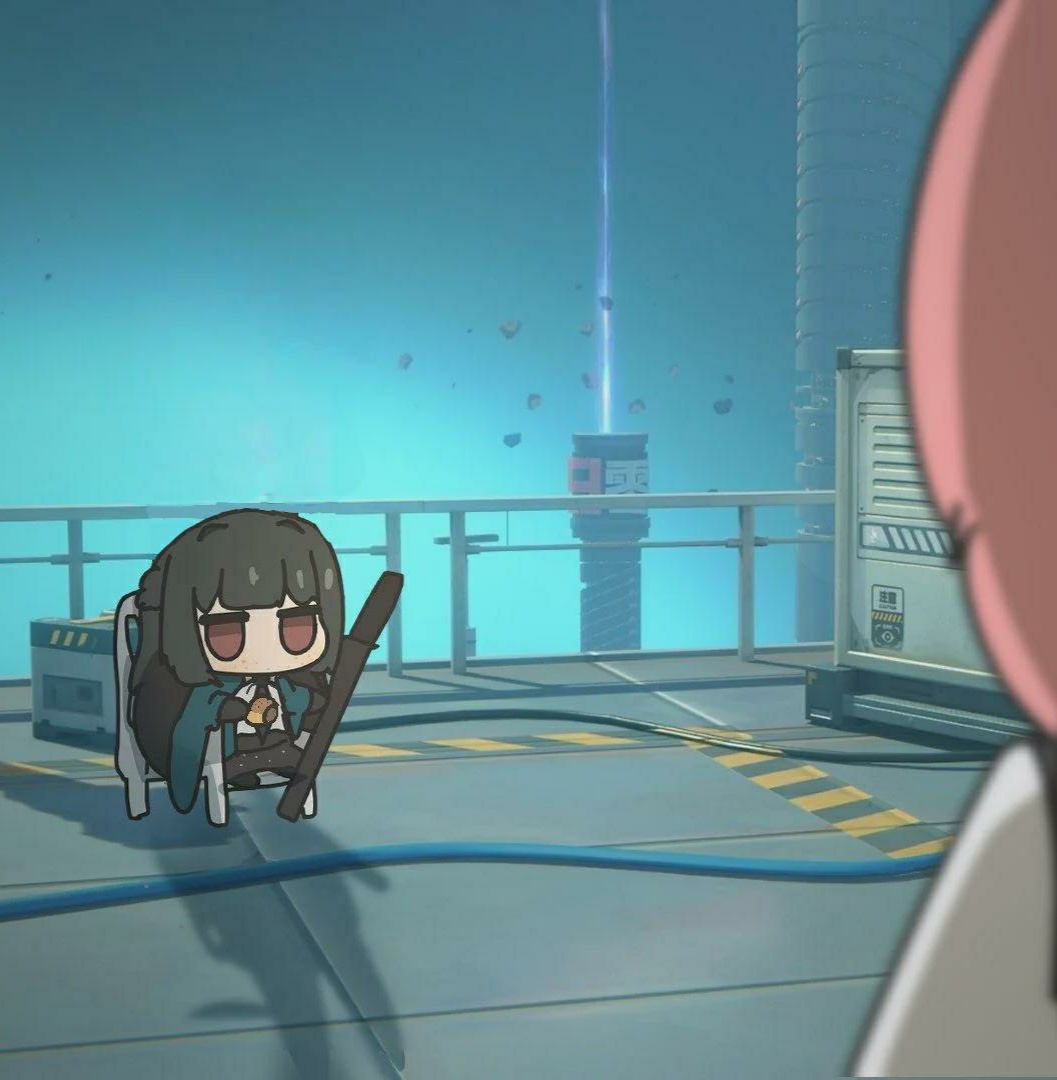hoshimi_miyabi, katana, long_hair, meme, multiple_girls, nepnepping, no_animal_ears, sitting