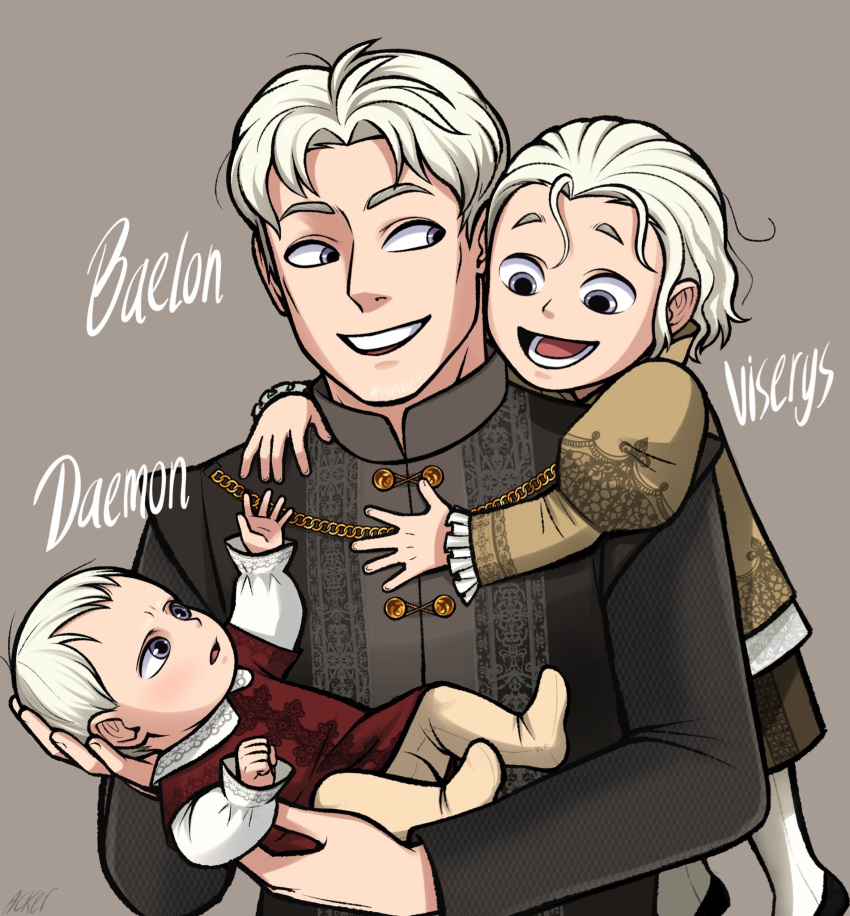a_song_of_ice_and_fire, ackerbangbang, baby, baelon_targaryen, carrying, carrying_baby, carrying_person, child