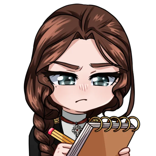1girl, blue_eyes, braid, brown_hair, chokha, cross_pendant, epaulettes, gazyr