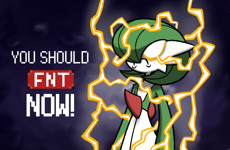 angry, bob_cut, colored_skin, dress, electricity, gardevoir, green_hair, green_skin, hair_over_one_eye, multicolored_skin, pokemon, pokemon_(creature), thunderbolt_(pokemon), two-tone_skin, vergon_art, white_dress, white_skin