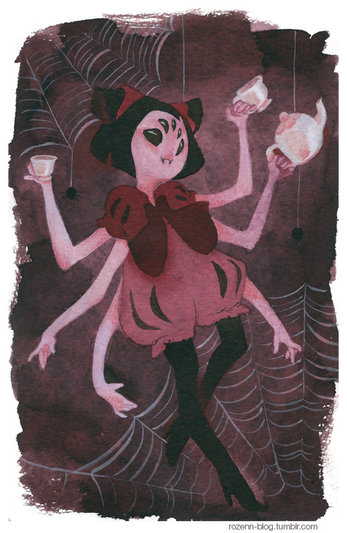 1girl, 2016, 2d, anthro, arachnid, arthropod, arthropod_girl, artist_name