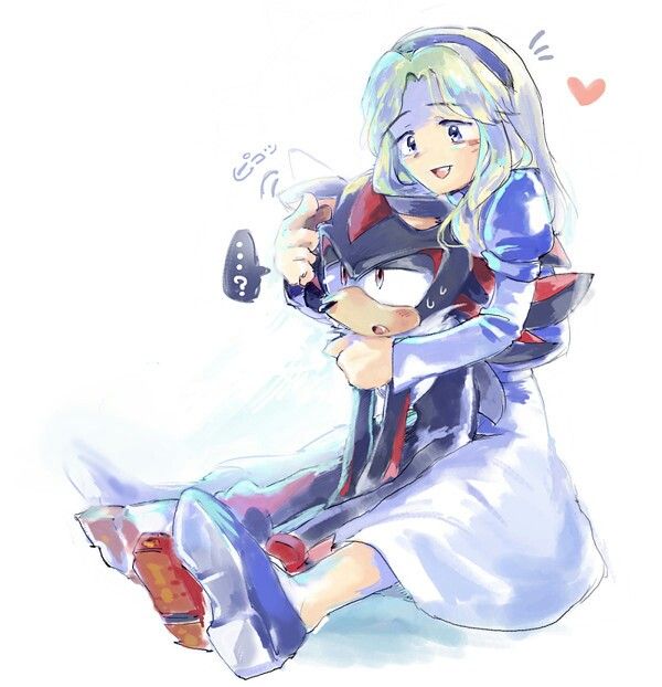 al, anthro, black_fur, blonde_hair, blue_dress, duo, embrace, expression