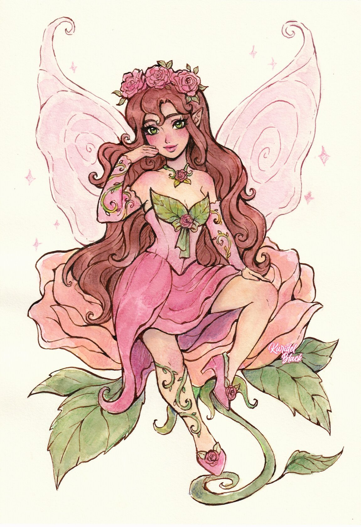 breasts, brown_hair, disney_fairies_(movie_series), dress, fairy, fairy_wings, fantasy, fashion