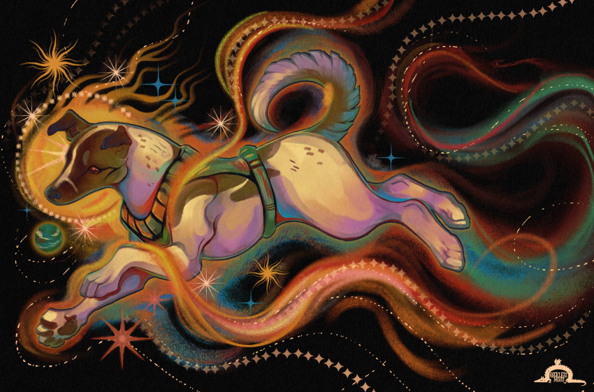 absurdres, animal, animal_focus, black_background, brown_eyes, commentary, dog, english_commentary