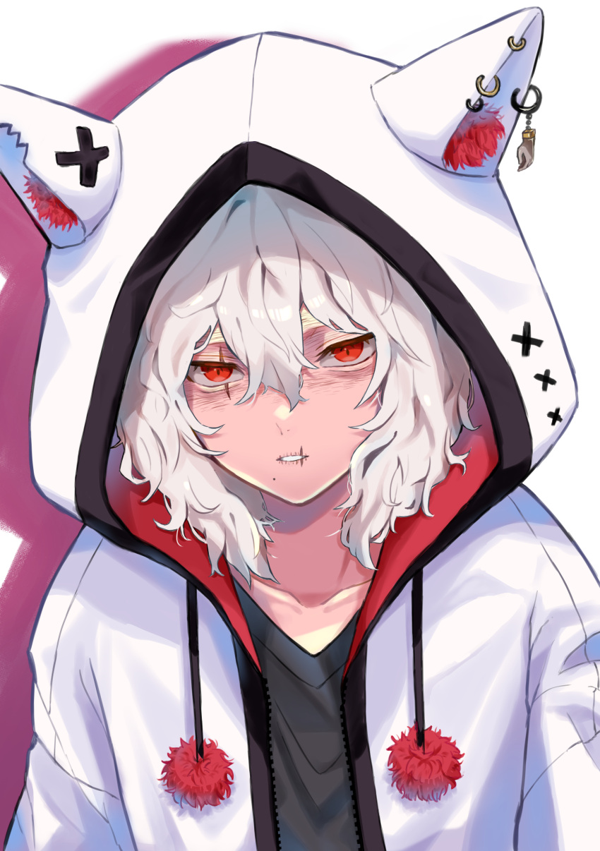 1boy, absurdres, animal_ear_fluff, animal_ears, bags_under_eyes, black_shirt, boku_no_hero_academia, cat_ears