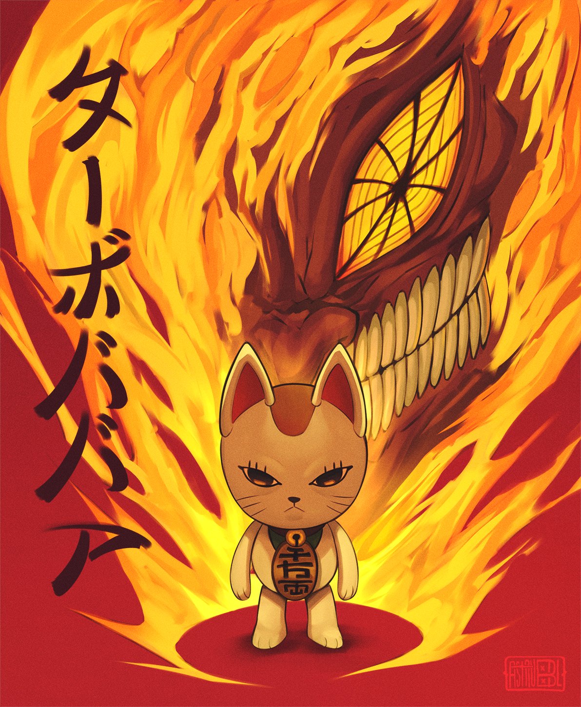 1girl, animal_ears, astrubalart, bell, cat, cat_ears, clenched_teeth, closed_mouth