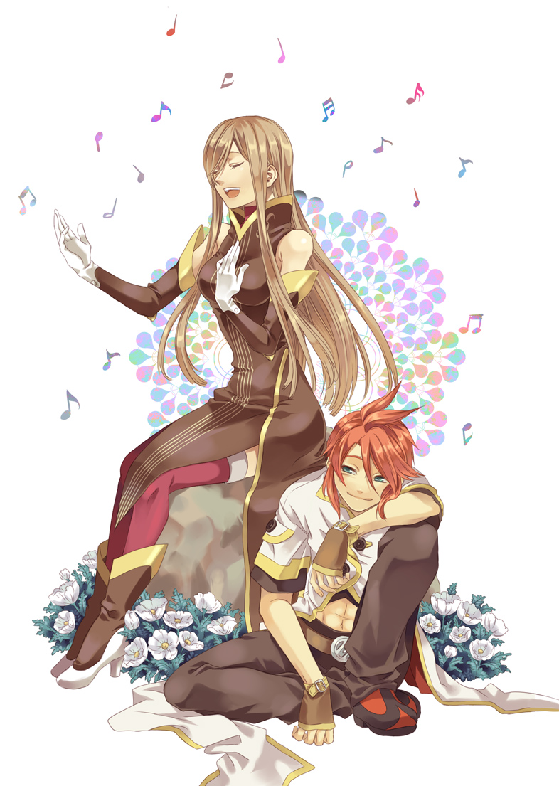 1girl, boots, brown_hair, closed_eyes, eyes_closed, fingerless_gloves, flower, gloves