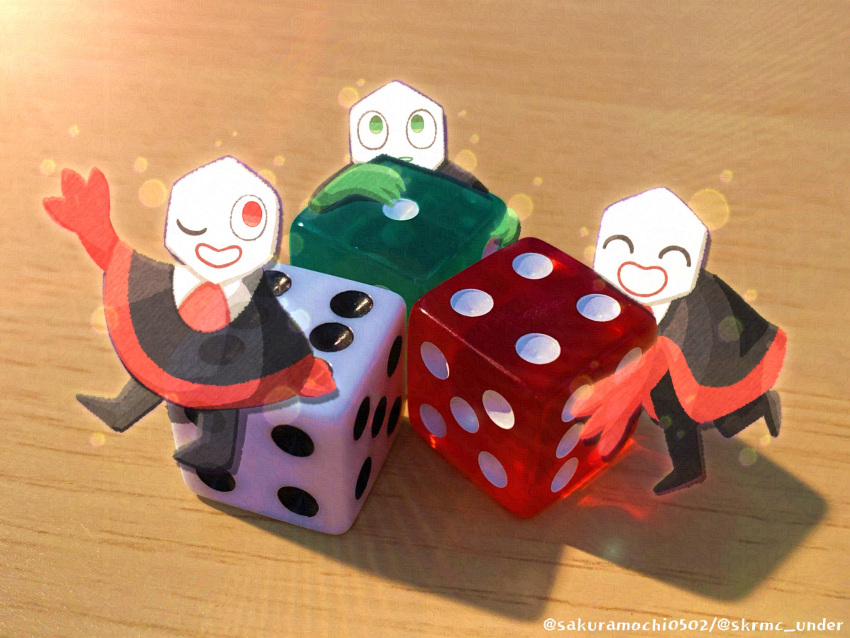 3others, androgynous, black_boots, black_cloak, boots, cloak, collared_shirt, commentary