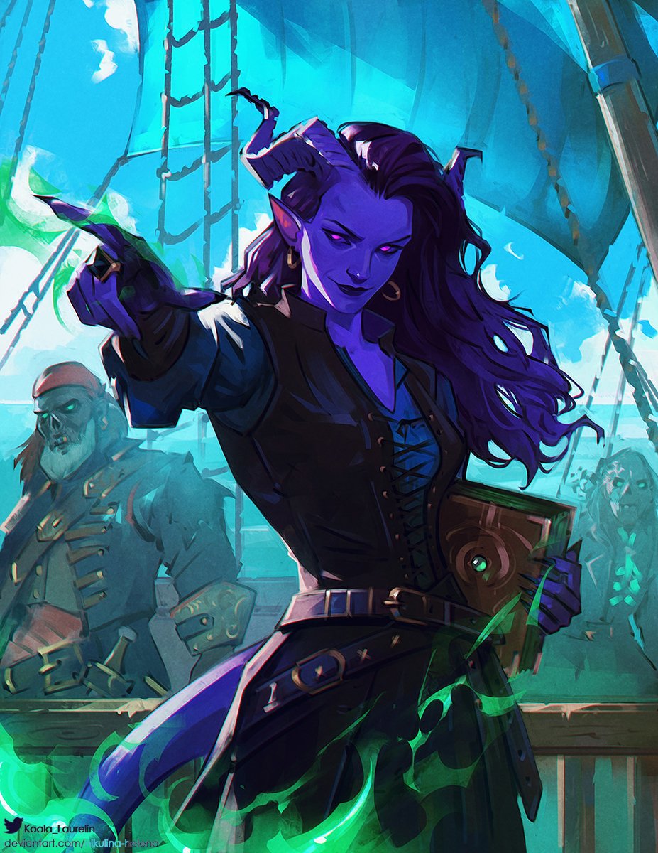 1girl, black_hair, blue_sky, book, clouds, colored_skin, demon_girl, demon_horns