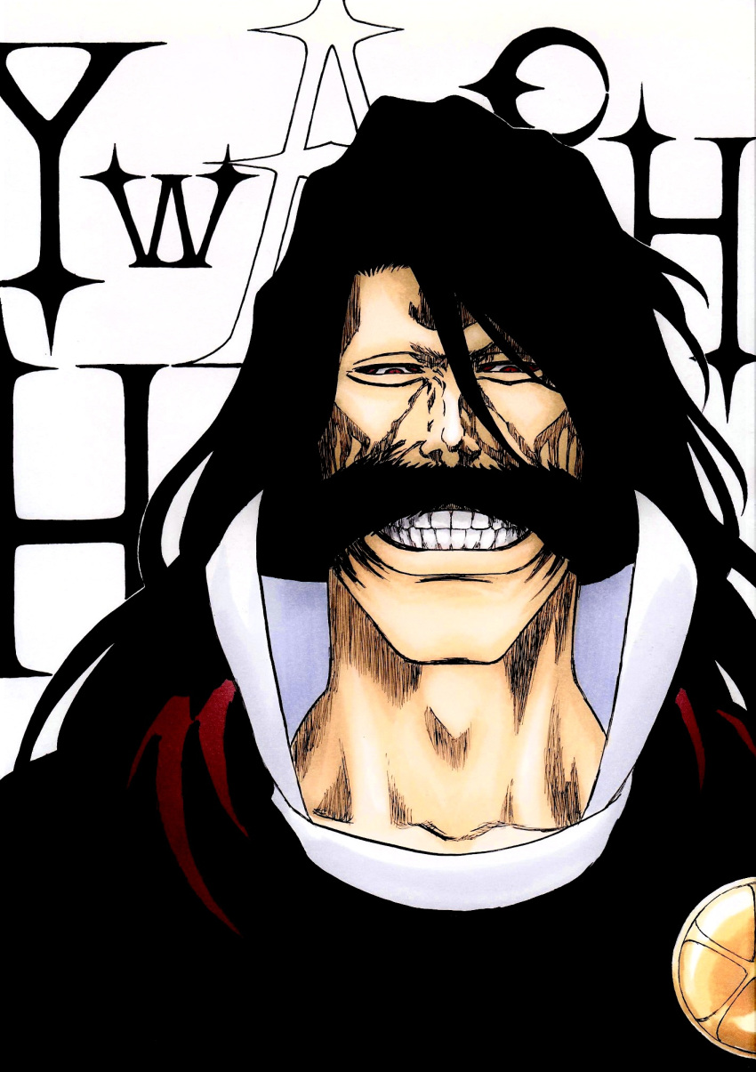 1boy, alpen_no_koyari, black_cape, black_hair, bleach, bleach:_sennen_kessen-hen, cape, character_name