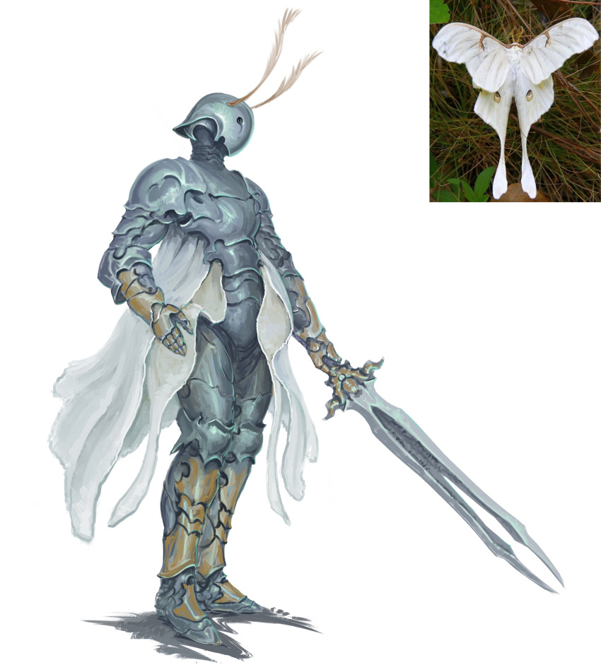 1boy, absurdres, antennae, armor, arthropod_boy, breastplate, bug, commentary