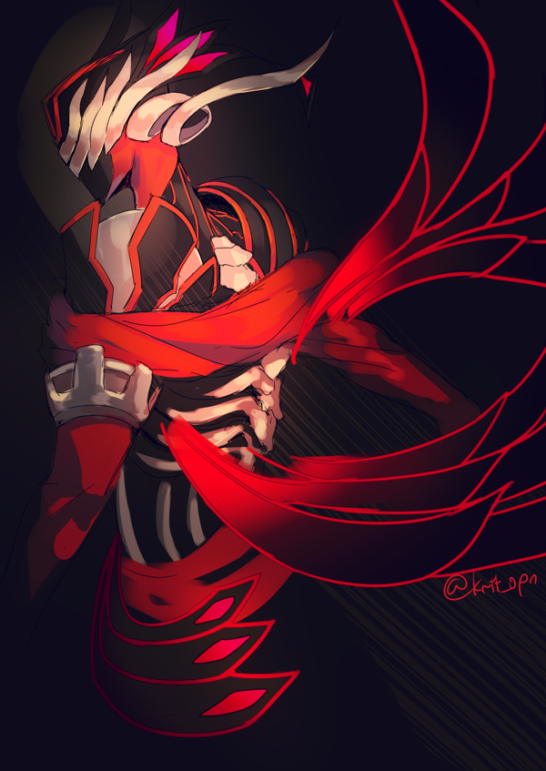 1boy, antonio_salieri_(fate), antonio_salieri_(first_ascension)_(fate), armor, artist_name, black_background, commentary_request, elbow_gloves