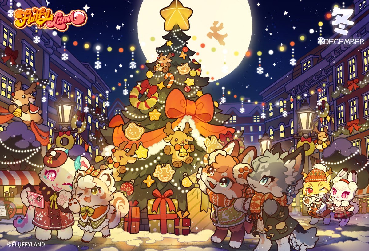 3boys, 3girls, anael_(fluffy_land), androgynous, animal_ears, animal_feet, animal_hands, bay_(fluffy_land)