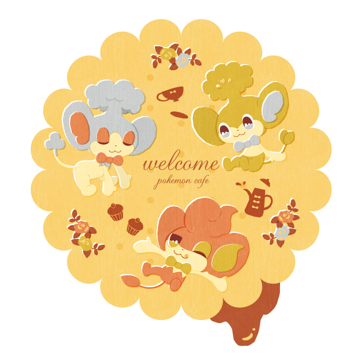 :3, bow, bowtie, commentary_request, cup, english_text, food, manami_(uovoegg)