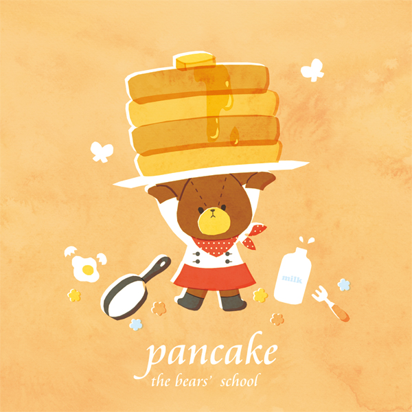 apron, black_boots, boots, butter, egg, food, fork, frying_pan