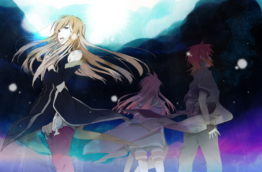 brown_hair, gloves, long_hair, luke_fon_fabre, red_hair, redhead, ri_(6916), surcoat