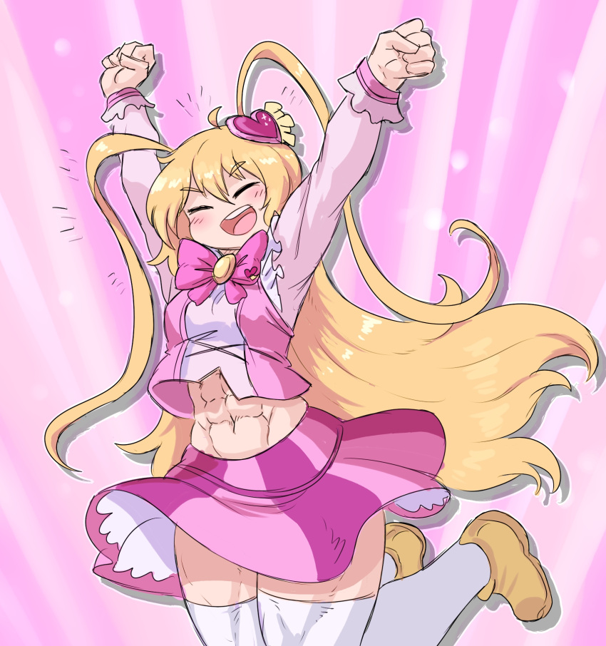 1girl, abs, blonde_hair, bow, bowtie, cosplay, don_quixote_(project_moon), dress