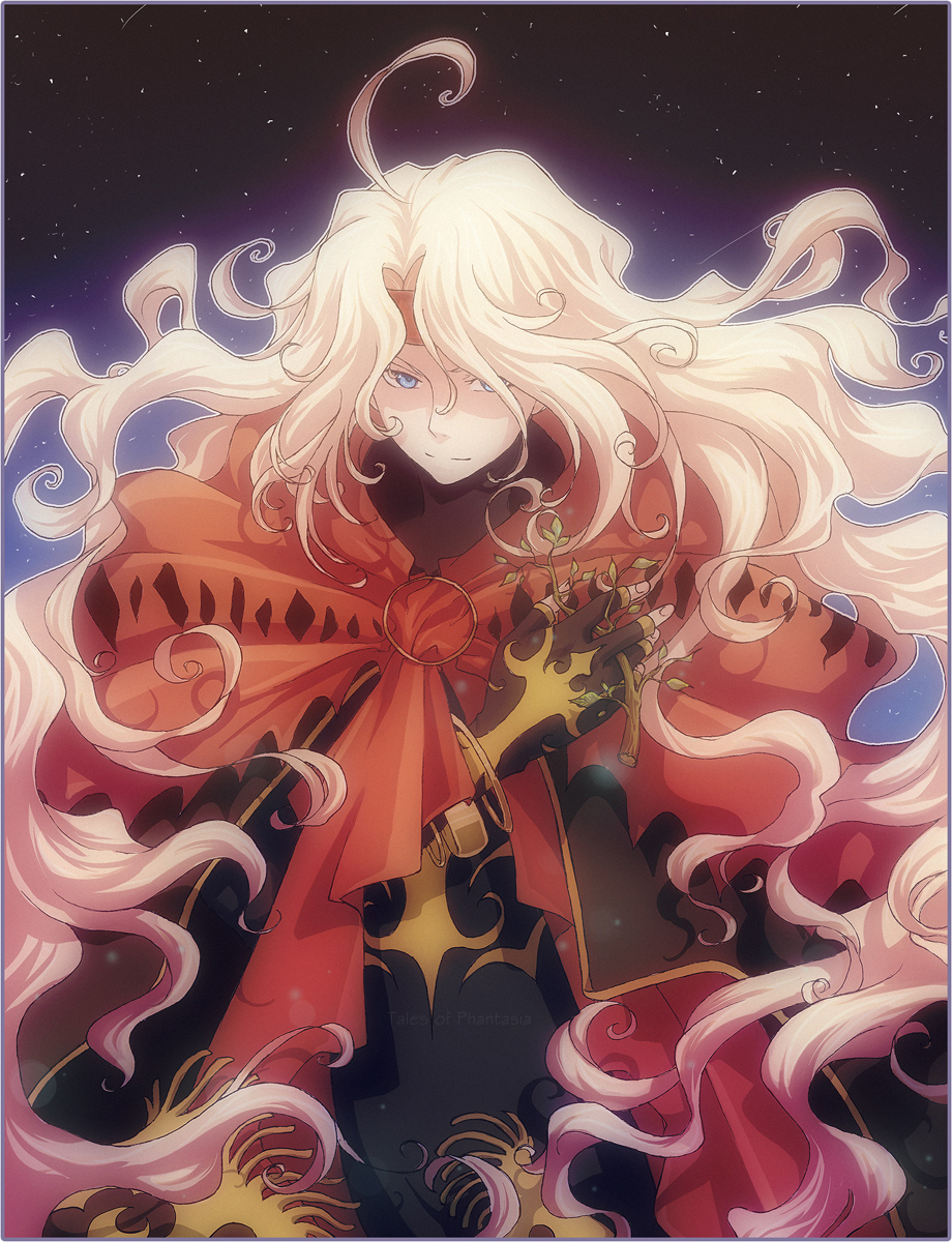 agent_051, ahoge, black_gloves, blonde_hair, blue_eyes, bodysuit, cape, dhaos