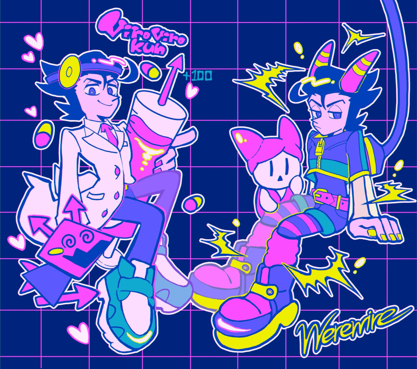 alternate_costume, cosplay, deltarune, doctor, falling_pills, heart, highres, lab_coat