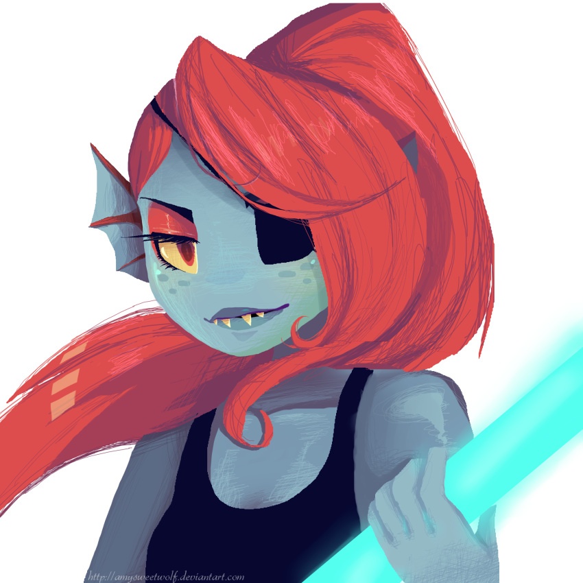 1girl, 2016, 2d, amysweetwolf, anthro, artist_name, black_eyepatch, black_tank_top