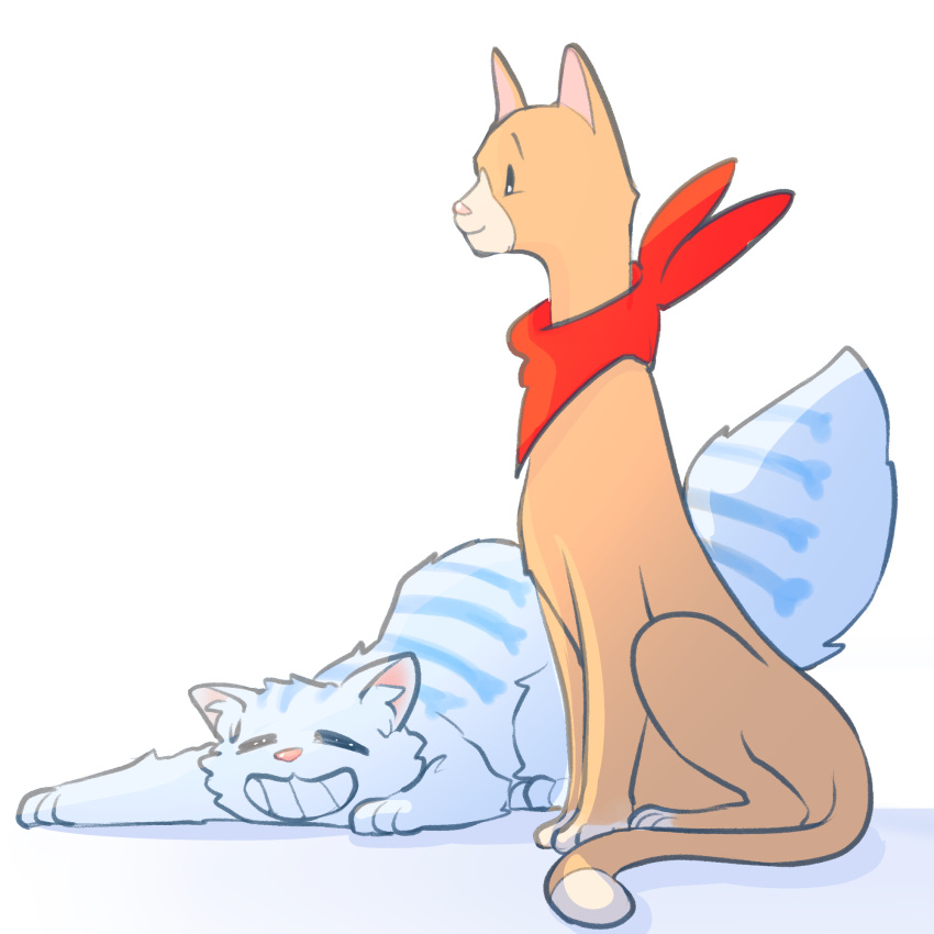 2025, 2boys, 2d, alternate_species, animal, animal_focus, animalization, blue_fur