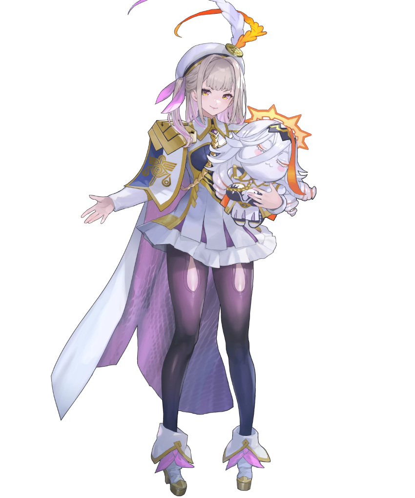 1girl, baldr_(fire_emblem_heroes), cape, character_doll, doll, dress, fire_emblem, fire_emblem_heroes