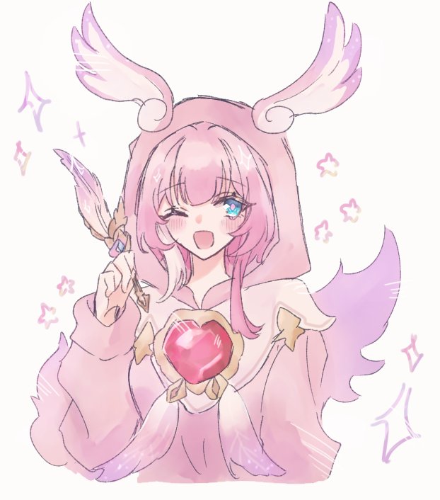 1girl, ;o, ame_00531, animal_costume, blue_eyes, blush, commentary_request, cosplay