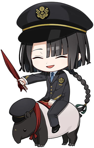 1boy, artist_request, black_hair, black_hat, black_jacket, black_pants, black_shoes, black_suit