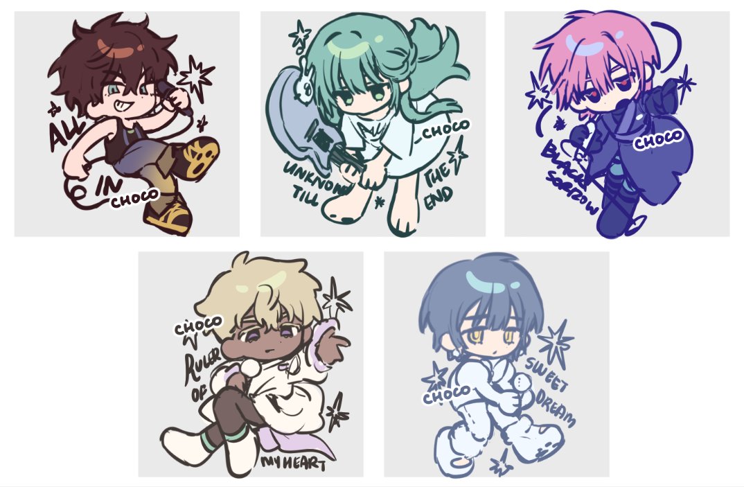 1girl, 1other, 3boys, alien_stage, artist_name, black_coat, black_eyes, black_gloves