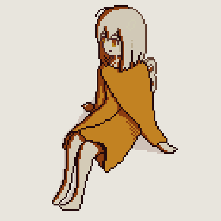1girl, animated, animated_gif, pixel_art, refind_self:_the_personality_test_game, robot, utsuwa_(refind_self), winding_key